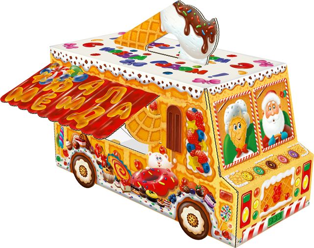 Фургончик "Мороженое" с анимацией